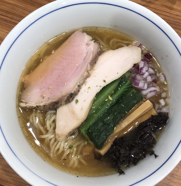 「五ツ節の冷やしそば880円+味付替玉+ビール」@中華そば 西川の写真