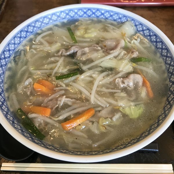 「もやしそば（￥700）」@そば処 吉岡家 本店の写真