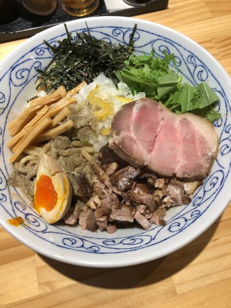 「【限定】ニボまぜそば」@麺屋 必道の写真