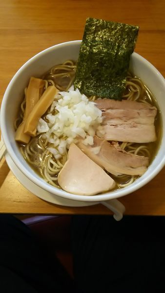 「煮干そば（中）」@煮干そば とみ田の写真