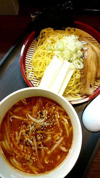 「雷つけ麺   （一番雷） 900円」@風っ子大将の写真