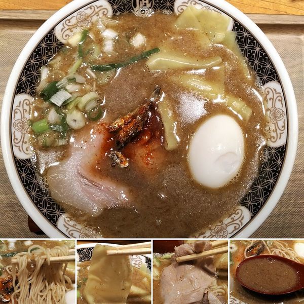「すごい！煮干ラーメン(細麺)＋味玉＝1010円」@ラーメン凪 浅草店の写真