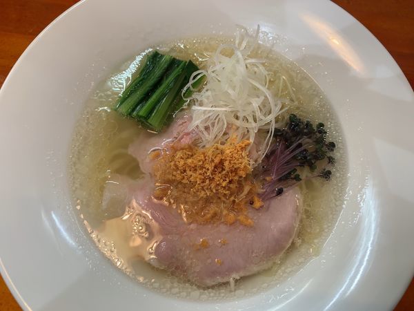 「ホタテとチーズの麺道旨塩ラーメン780円」@麺道 わがまんまの写真