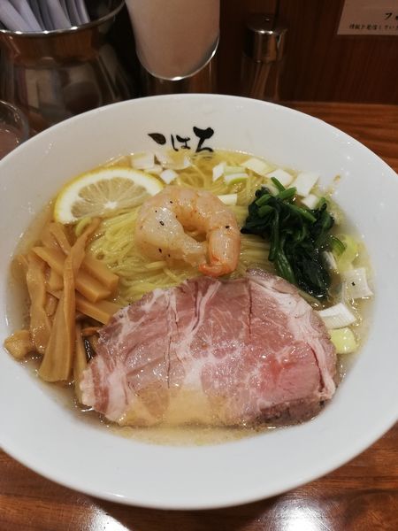 「【週替り】冷やし海老塩ラーメン」@日本橋麺処 こはるの写真