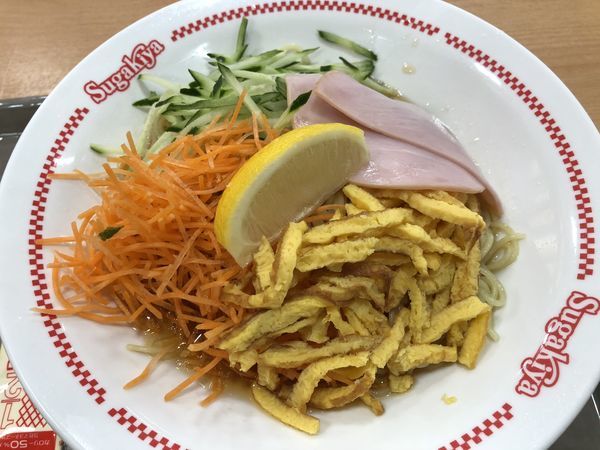 「冷やしラーメン　￥４９０」@スガキヤ 瑞穂プラント店の写真
