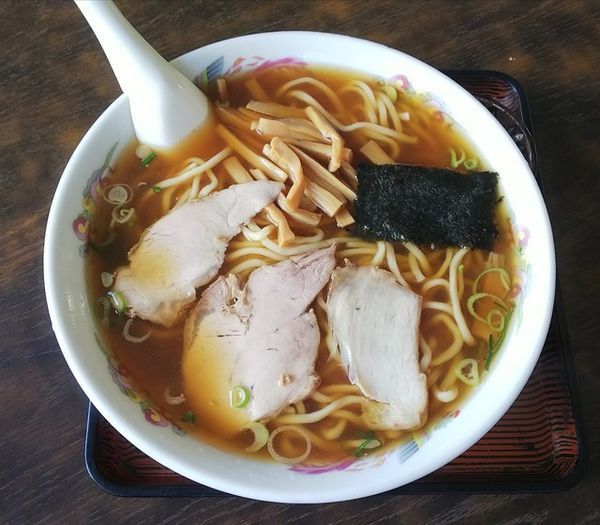 「中華そば600円」@手打ちそば 舟越の写真