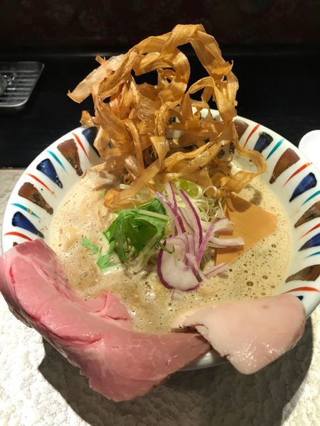 「にぼし吟醸 nigori   850円」@鶏soba 座銀 南船場にぼし店の写真
