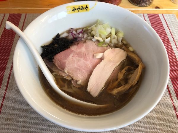 「煮干しそば」@味噌ぶり noodle みやみやの写真
