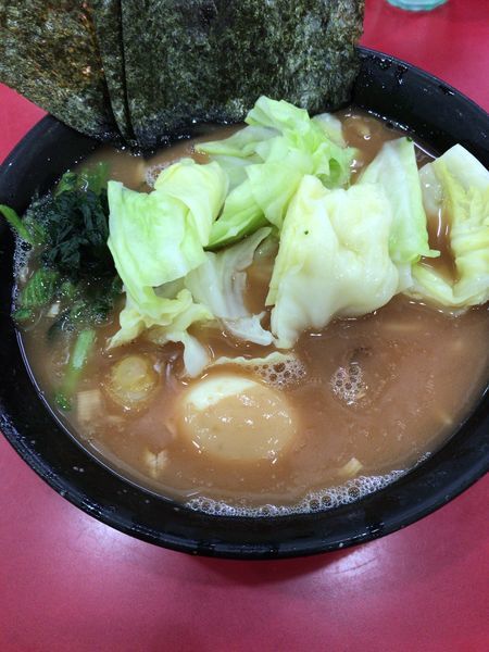 「並 キャベツ 油少なめ」@杉田家 千葉祐光店の写真