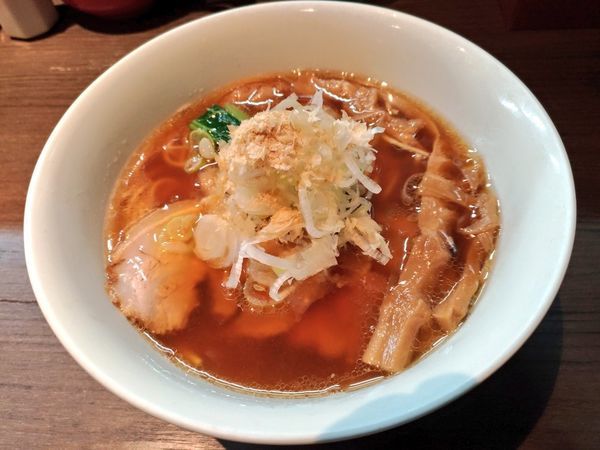 「杯数限定 鮭だしらぁ麺」@支那そばや 本店の写真