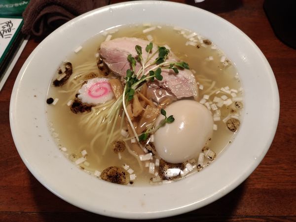 「味玉中華そば（塩）」@麺酒処 ふくろうの写真