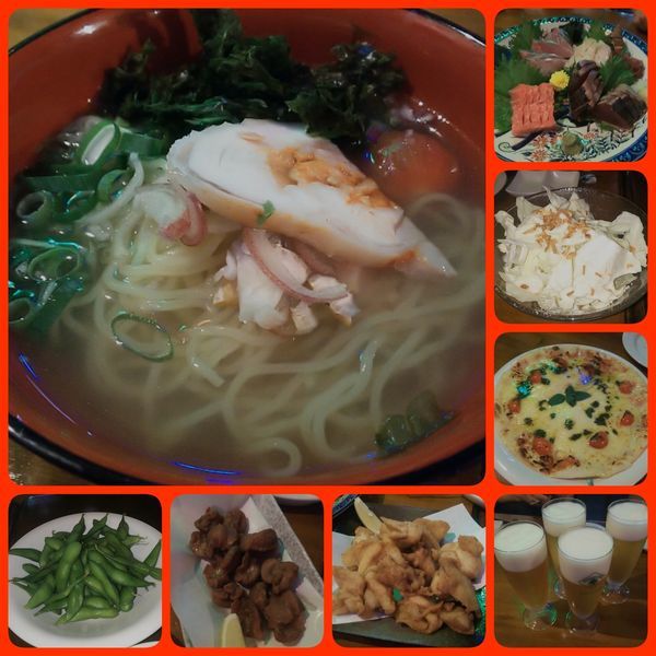 「【コース限定】冷やしラーメン 他」@遊飯家 酒舞の写真