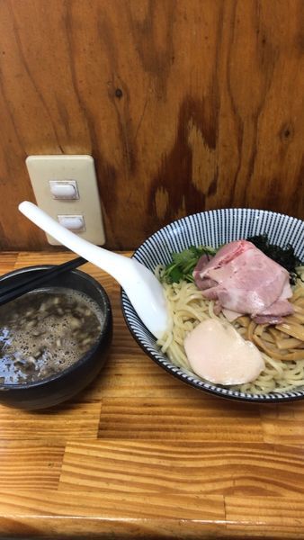 「（限定）濃厚イカつけ麺大盛」@中華そば よしかわの写真