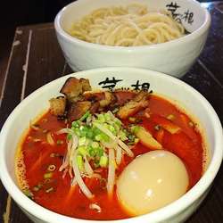 辛味噌つけ麺(大)アツ盛り