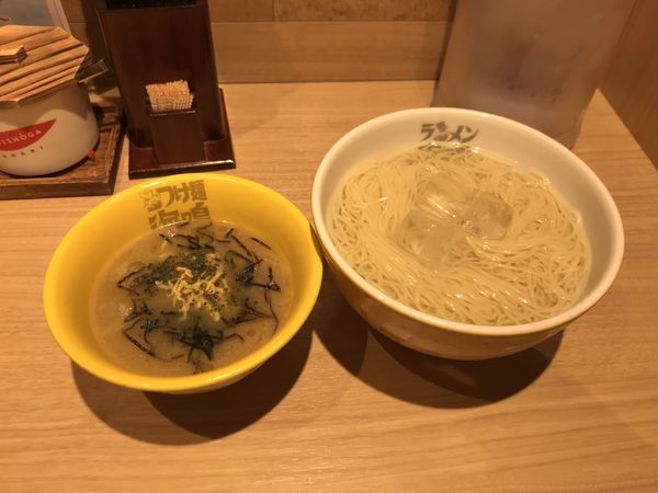 「冷製鶏魚介つけ麺﻿」@ラーメン海鳴 名古屋驛麺通り店の写真