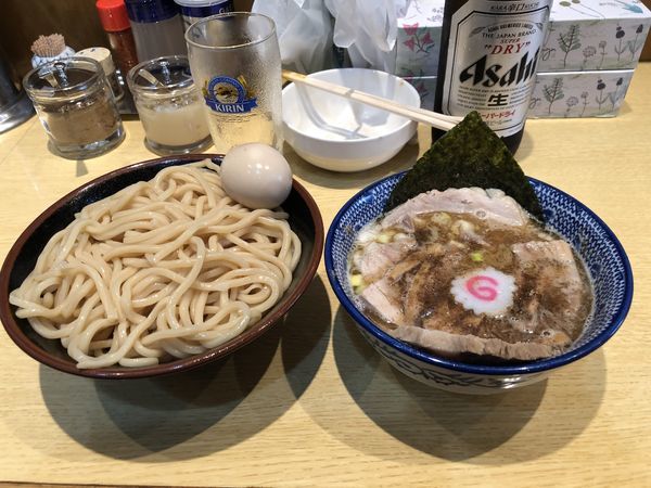 「つけチャーシュー+ビール」@くり山の写真