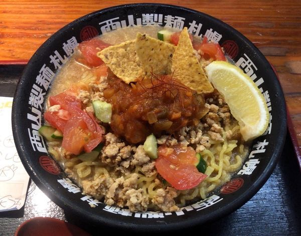 「メキシカン味噌冷やし麺 大盛」@麺場 もっけいの写真