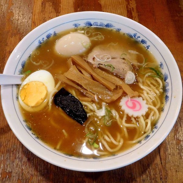 「中華そば（770円）＋味玉（クーポンにて無料）」@お茶の水、大勝軒の写真