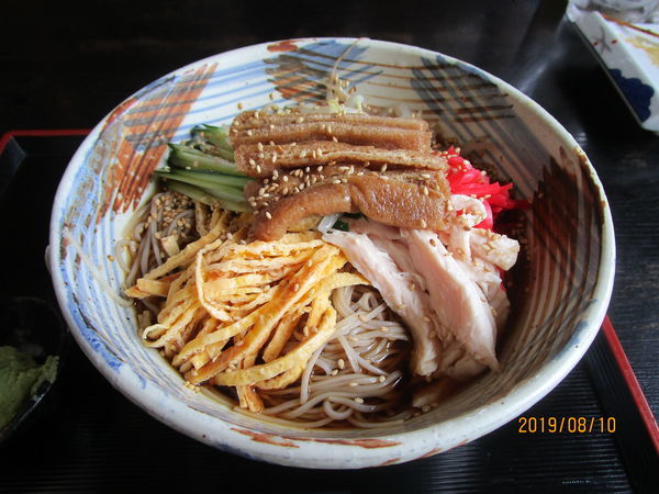 「冷やしきつね蕎麦」@そば処 中田屋の写真