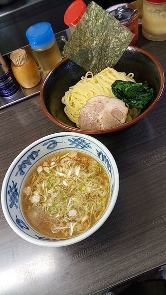 「つけ麺（塩味・エビ風味）８００円」@横浜家系ラーメン 壱蔵家の写真