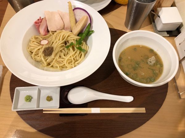「鶏白湯つけSoba」@銀座 篝 鎌倉店の写真