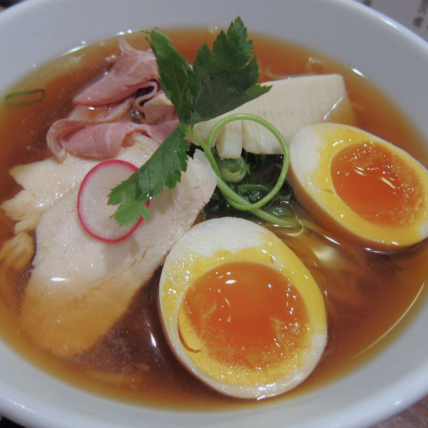 「贅沢魚介出汁の特製冷やしSoba 1,200円」@銀座 篝 本店の写真