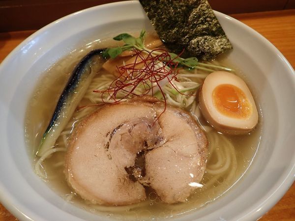 「塩らーめん（７００円）」@らーめん元気の写真