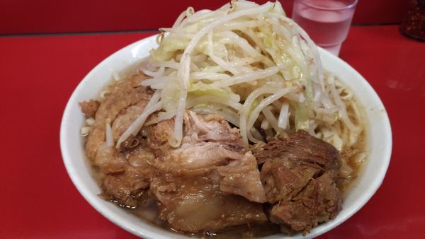 「小ラーメン＋豚増し」@ラーメン二郎 西台駅前店の写真