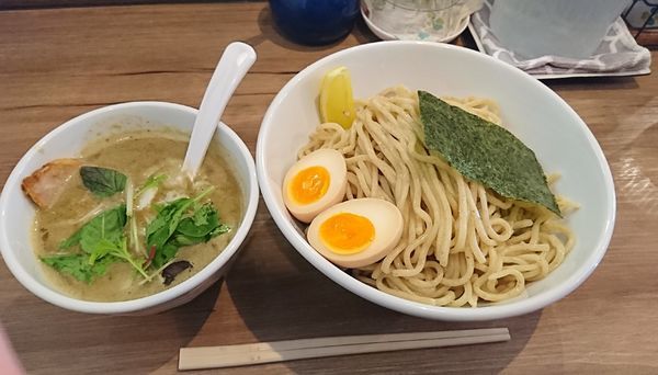 「味玉つけ麺 (塩) 大盛」@38 NOODLE KITCHENの写真