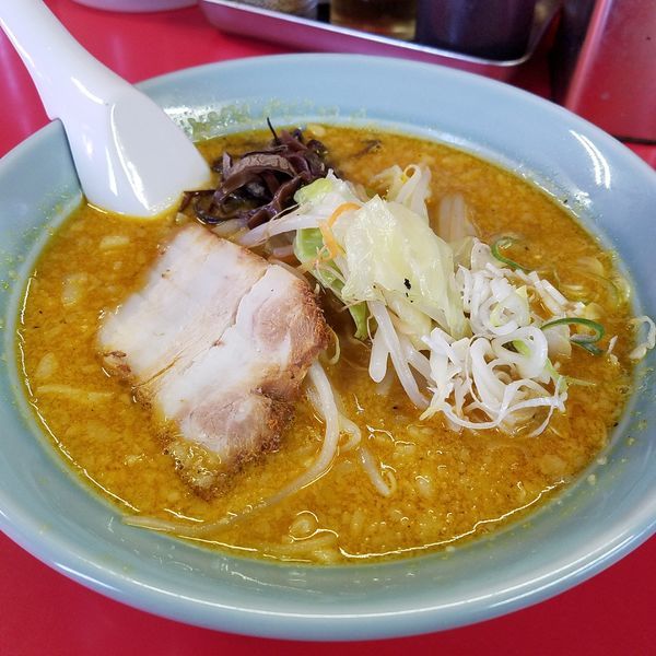 「とんこつカレーラーメン(¥750)」@とんこつ・支那そば 前略 本店の写真