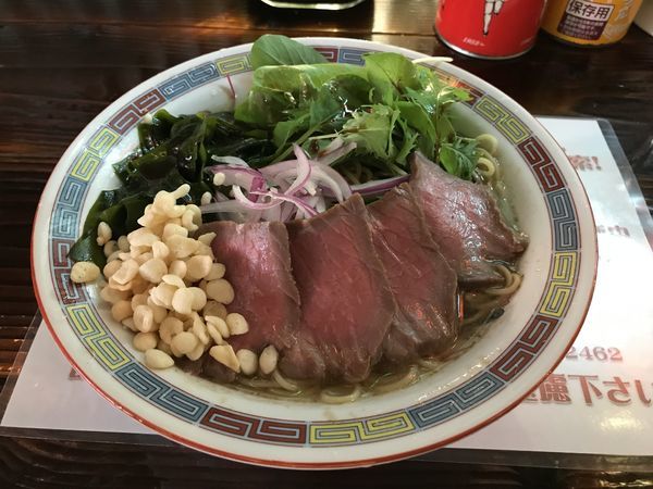 「冷やし牛ソバ」@ラーメン246亭の写真