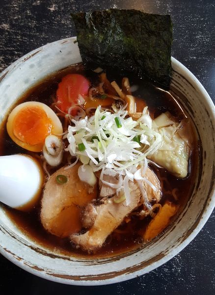 「たまり醤油らーめん」@らーめん 黒の木の写真