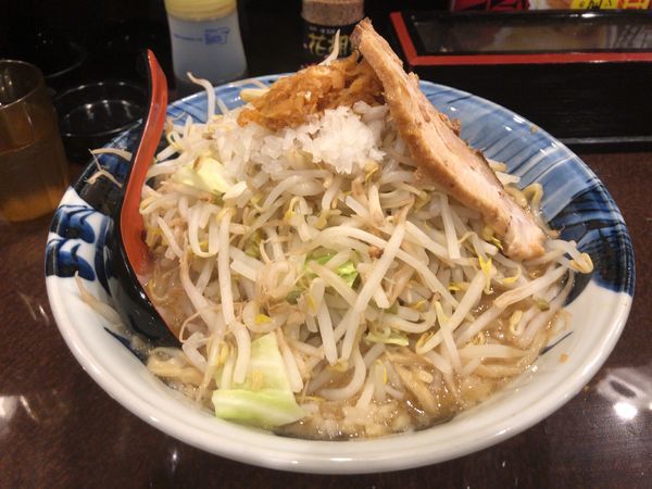 「角ふじ + 大盛」@角ふじラーメン 心麺の写真