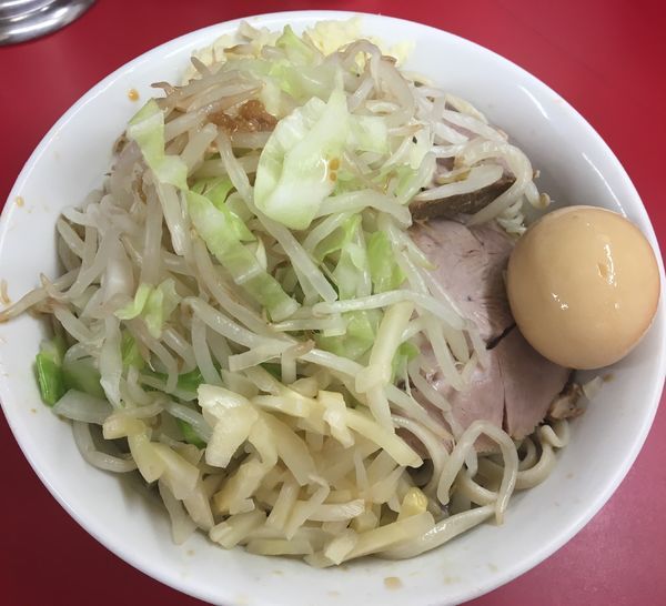 「冷やし中華っぽいの  ニンニク多め」@ラーメン二郎 神田神保町店の写真