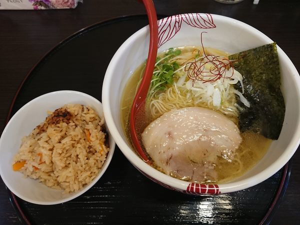 「【限定】貝出汁白醤油らーめん」@麺処 あす花の写真