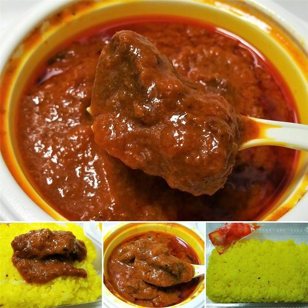 「マトンカレー＆ライス(辛口)  500円」@ナマステ上野キッチンの写真