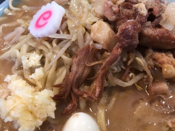 「ラーメン＋ちょい脂＋ニンニク」@自家製麺 No11の写真