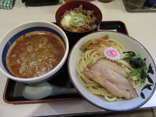 「本日のセット・味噌つけ麺（８８０円）」@麺屋ゆうの写真