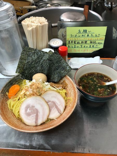「鱧の真子つけそば醤油大盛り」@覆麺 智の写真