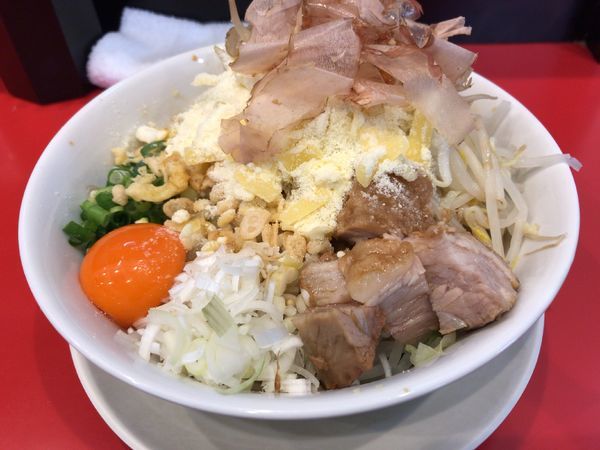 「まぜそば　ダブルチーズ」@用心棒の写真