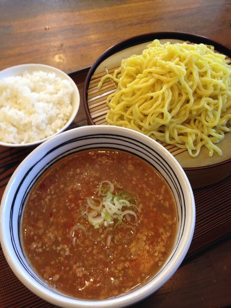 「つけ麺(タンタン麺) 半ライス」@中華 四川の写真