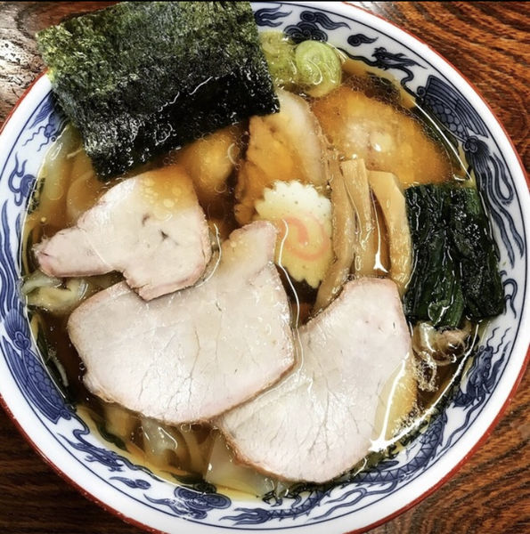 「焼豚ワンタン麺」@とら食堂の写真