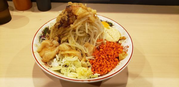 「まぜそば」@鷹の目 蒲田店の写真