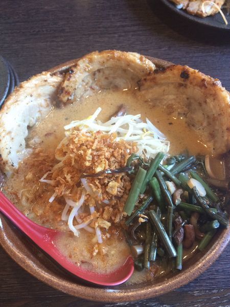 「信州味噌 炙りチャーシュー麺1030円」@味噌屋庄助の写真