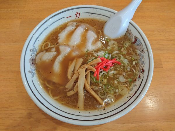 「中華そば 750円」@ふく中華そば一力の写真