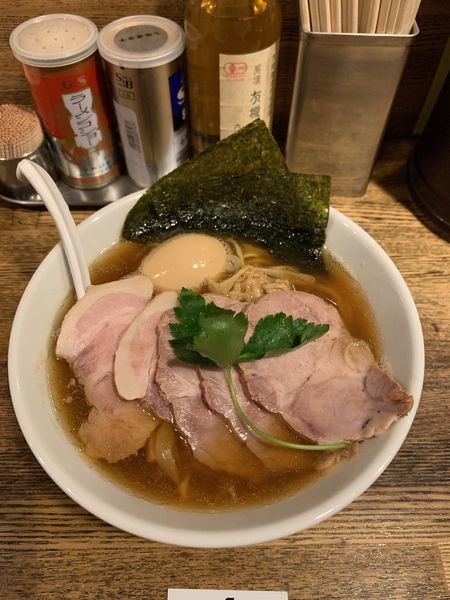 「特製平子煮干しそば」@新橋 纏の写真