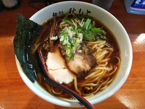 「醤油 大盛（￥800+100）」@麺処 秋もとの写真