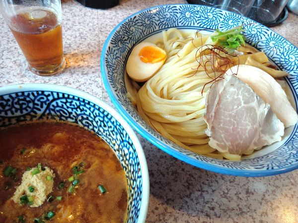 「【限定】海老とトマトのつけ麺（中盛） ￥850」@麺処 かつ善の写真