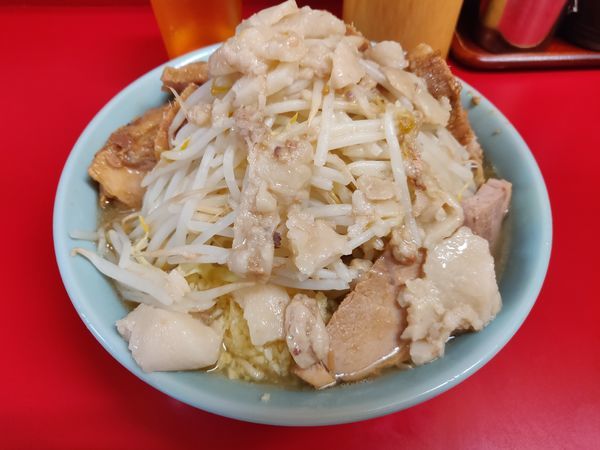 「豚ダブルラーメン」@ラーメン二郎 新宿歌舞伎町店の写真