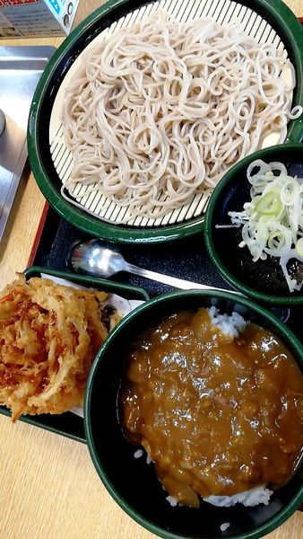 「朝カレーセット」@ゆで太郎 高輪店の写真